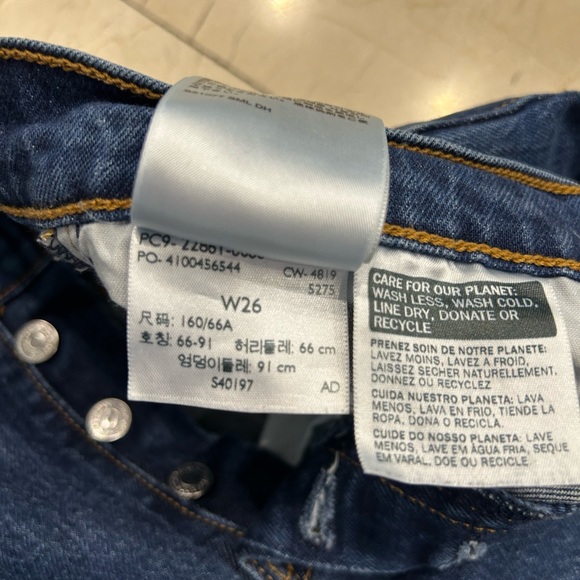 LEVI’S WEDGIE STRAIGHT FIT WOMEN'S JEANS SIZE 26 - Picture 3 of 7